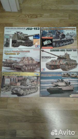 Сборные модели dragon,AFV,tamiya-1/35+ Ил2 и Як1