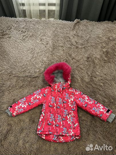 Куртка зимняя для девочки 86-92