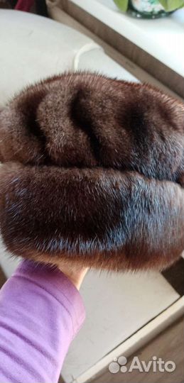 Шапка норковая женская