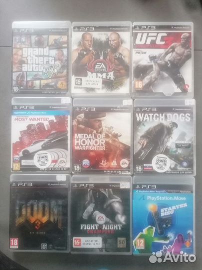 Игровые диски на ps3