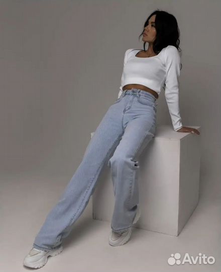 Джинсы палаццо