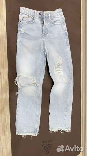 Джинсы zara прямые 32
