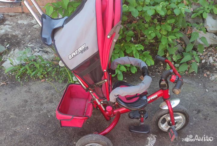 Детский трехколесный велосипед бу