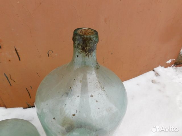 Антикварный,стеклянные бутыли ри-ранние советы в и
