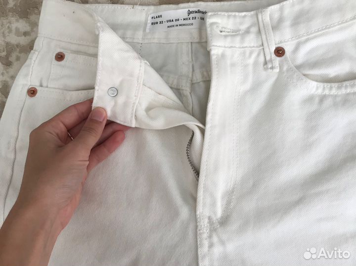 Джинсы stradivarius bell bottom
