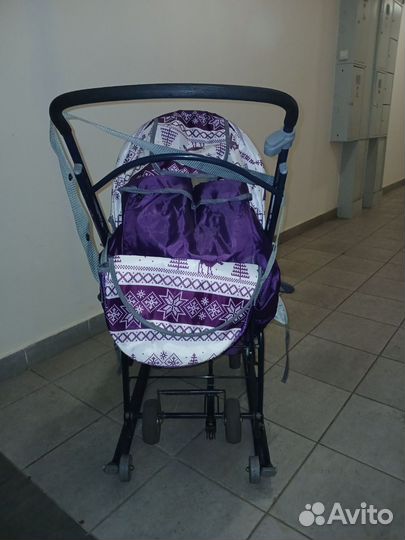 Санки коляска ника kids