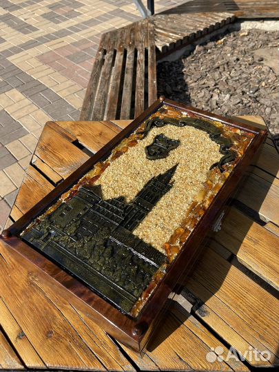 Нарды янтарные