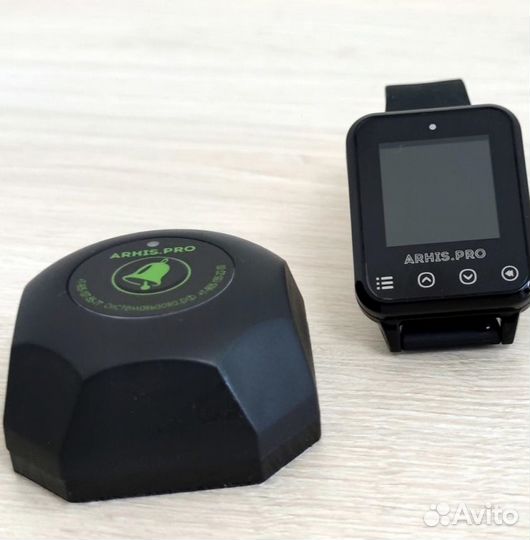 Кнопка вызова модель Бургер и пейджер на руку