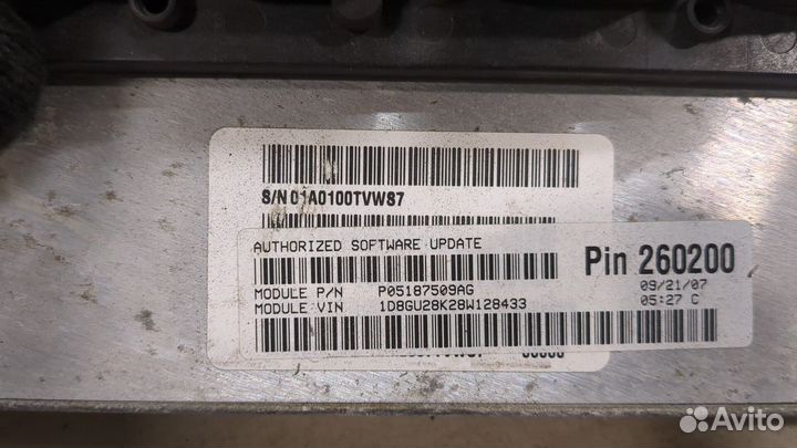Блок управления двигателем Dodge Nitro, 2008