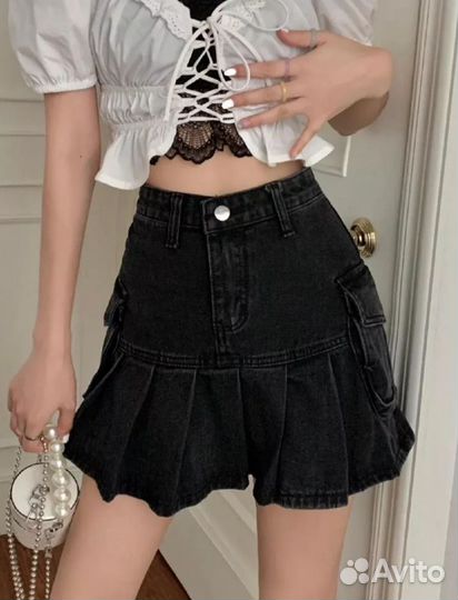 Джинсовая юбка