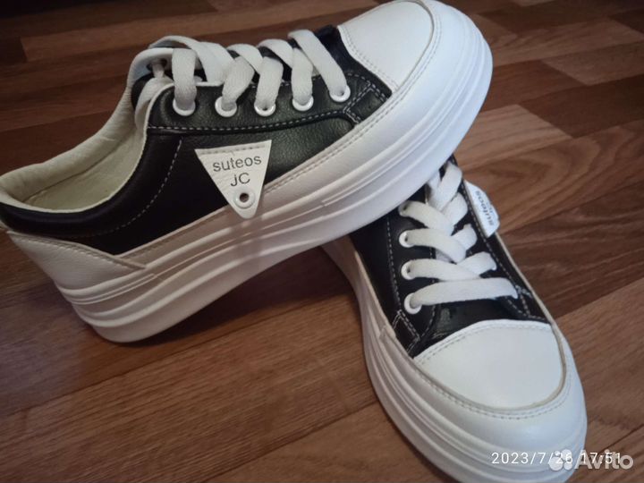 Кеды женские 37 размер натуральная кожа