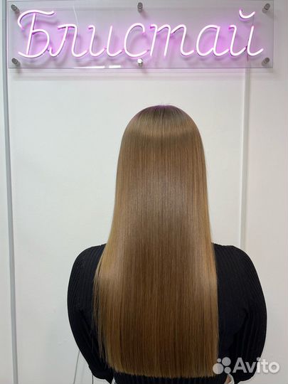 Кератин ботокс прикорневой объем ручная полировка