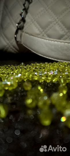 Бусины биконус стеклянные