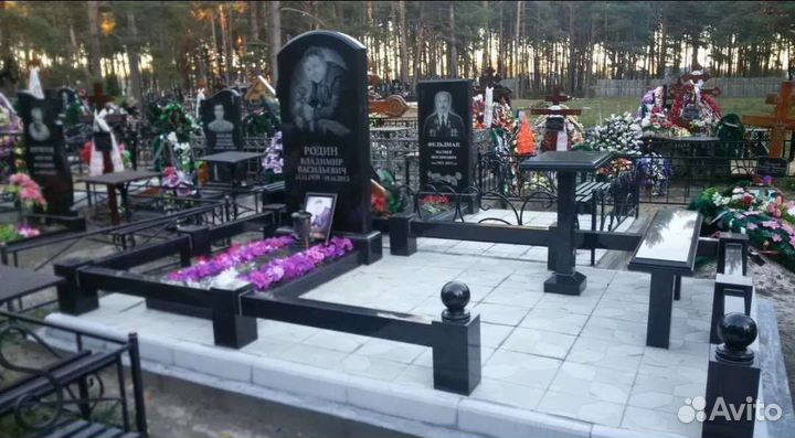 Памятники. Ограды. Плитка. Благоустройство