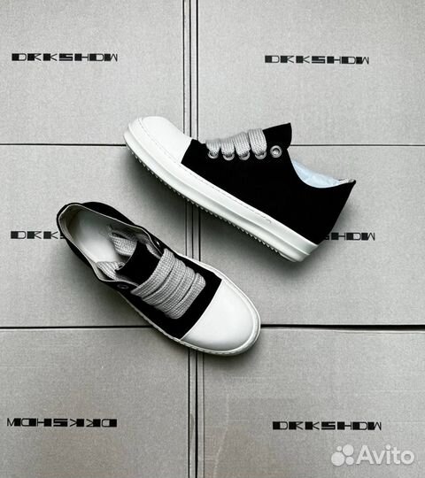 Rick owens drkshdw low jumbo lace 41-45