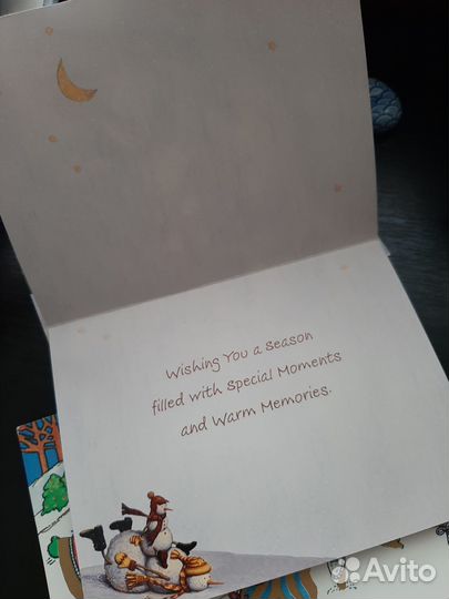 Новогодние открытки из США