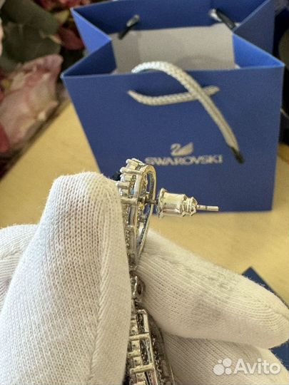 Серьги в стиле Swarovski, в упаковке