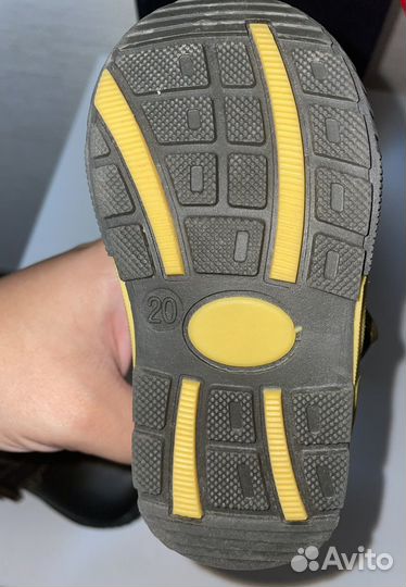 Ботинки демисезонные для мальчика 20 размер