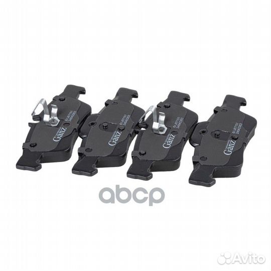 Колодки задние mercedes-benz ganz GIJ07151