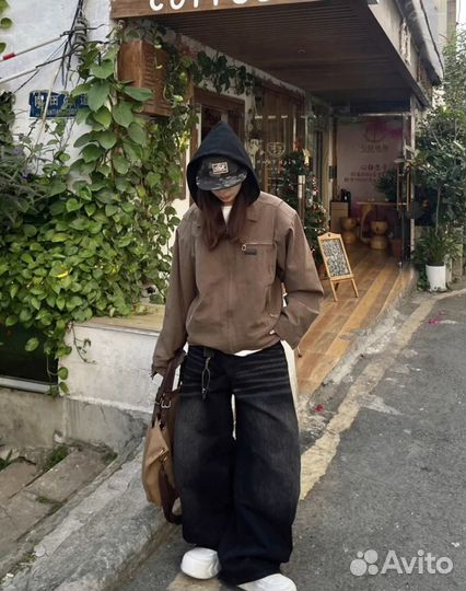 Джинсы широкие sk8 y2k