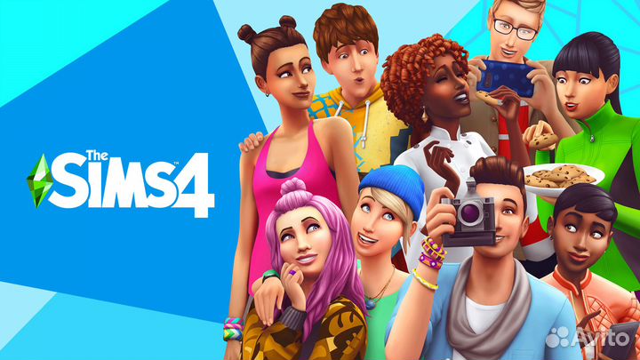 Sims 4 все дополнения PS4 & PS5 на русском