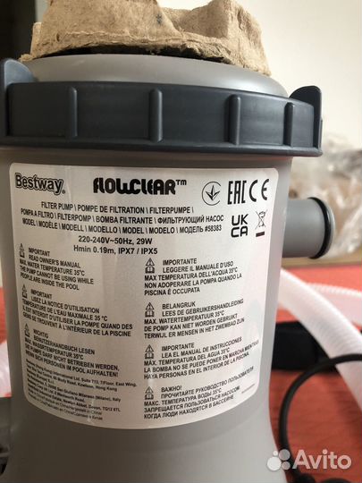 Фильтр насос bestway