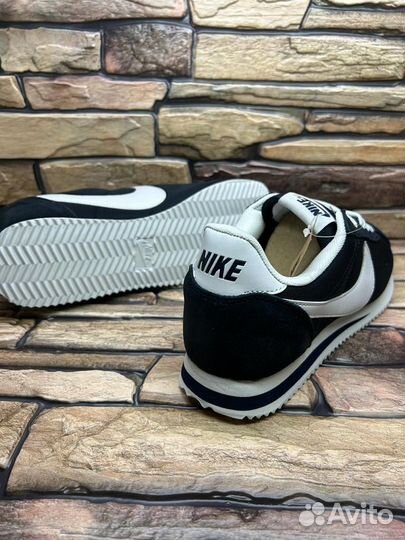 Nike cortez classic синие мужские нейлон