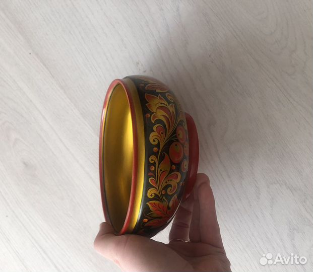 Деревянная посуда Хохлома