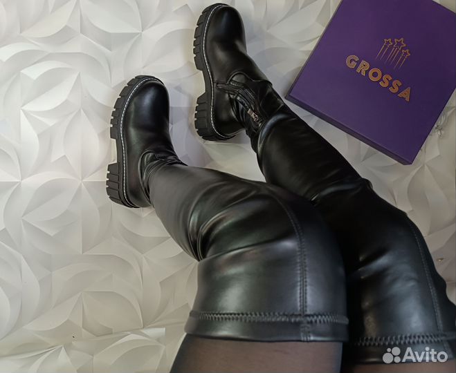 Сапоги батфорты женские демисезонные 36