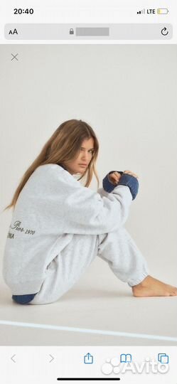 Zara теплый женский костюм новый