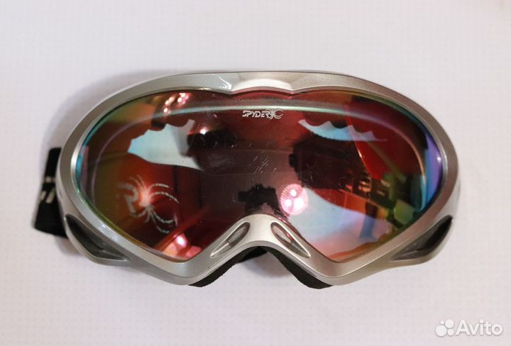 Горнолыжные очки + флисовая маска на лицо и шею