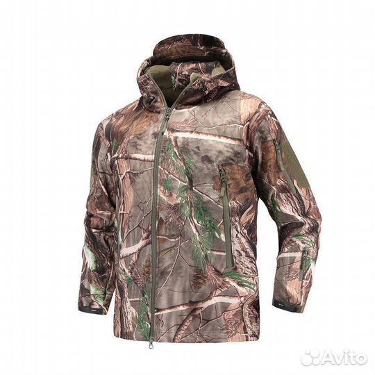 Демисезонный костюм TAD V 4,на флисе, камуфляж лес