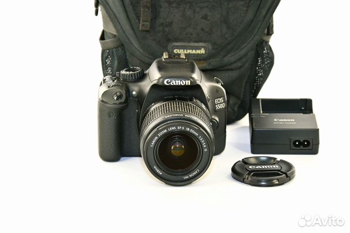 Canon EOS 550D/T2i 18.0MP зеркалка Kit 18-55