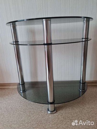 Стеклянная тумба