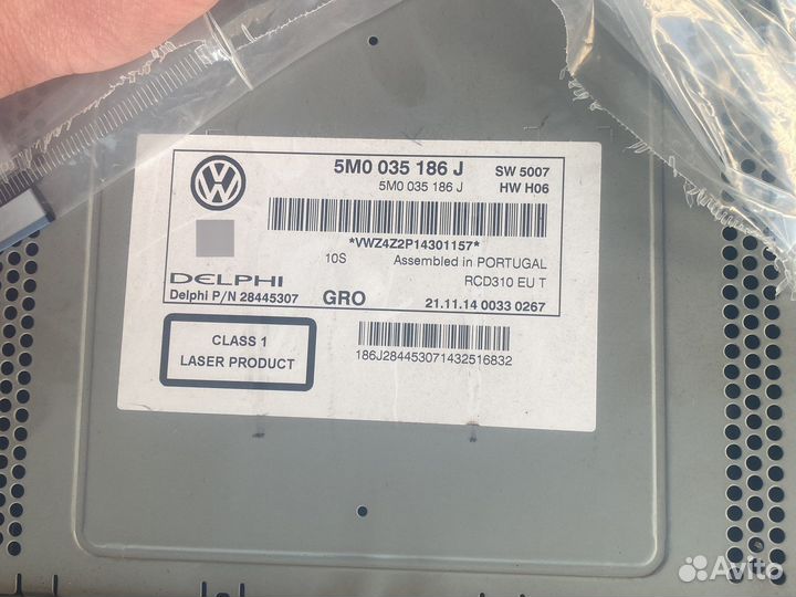 Магнитола на volkswagen tiguan