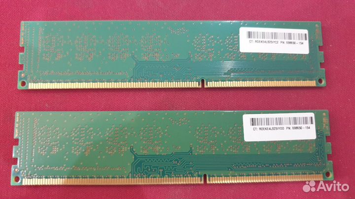 Оперативная память DDR3 Samsung 8GB (2шт. по 4GB )