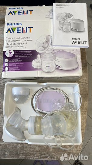 Молокоотсос avent электрический