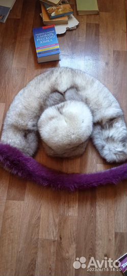 Меховой воротник песец