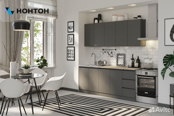 Кухня Челси 2.0 м графит