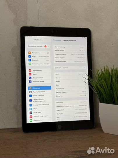 iPad 5th (128gb+sim)