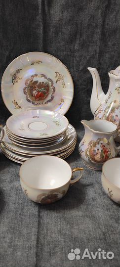 Антиквар.чайный cеpвиз оscar schlegelmilch ГДР 197