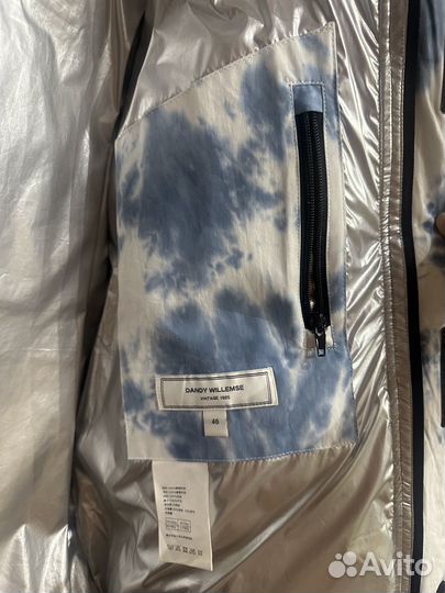 Новый мужской дизайнерский пуховик 90% Пух