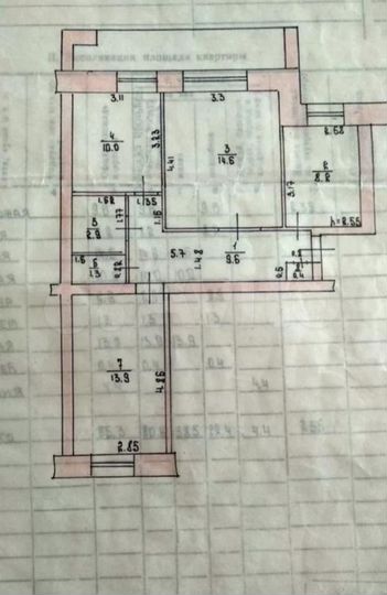 3-к. квартира, 61 м², 9/9 эт.