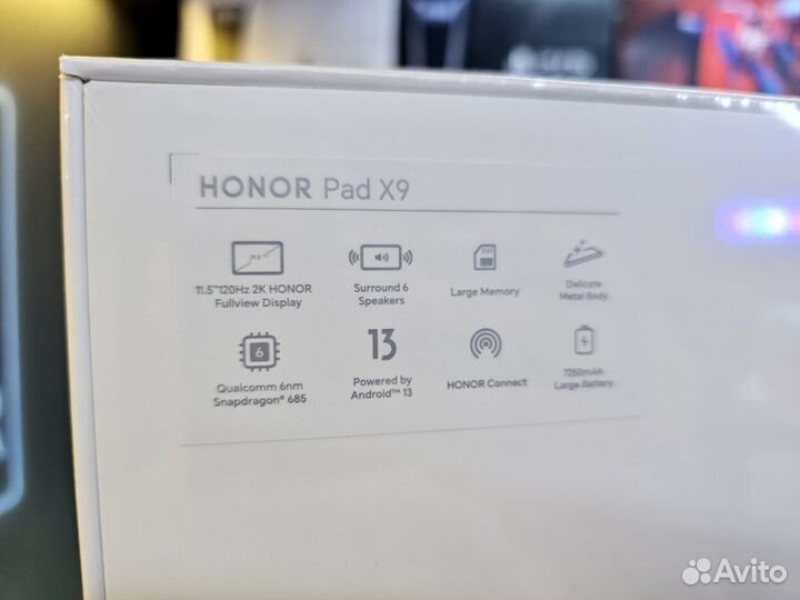 Планшет honor Pad X9, Wi-Fi, 4/128 гб, серый