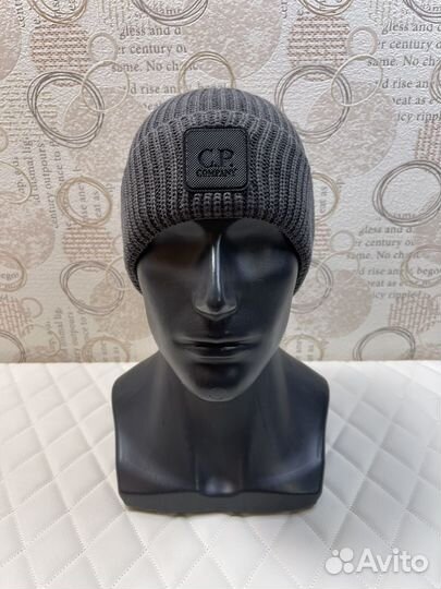 CP Company шапка серая