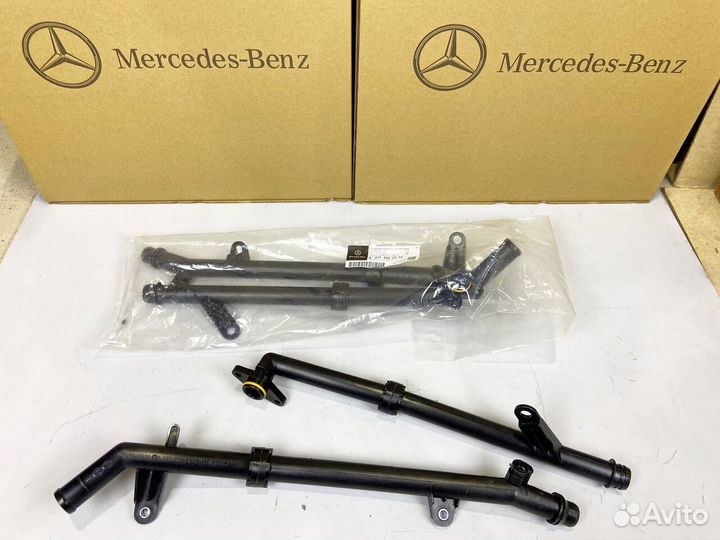 Патрубок охлаждения Мерседес w204 w212 турбо 271