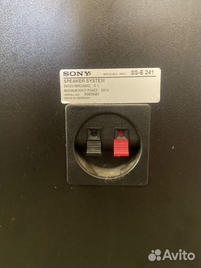 Музыкальный центр sony с колонками