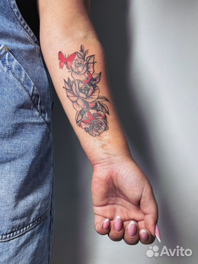 Татуировки перекрытие коррекция тату