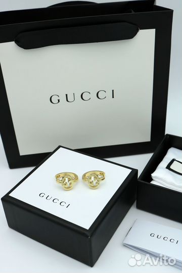 Серьги gucci гуччи