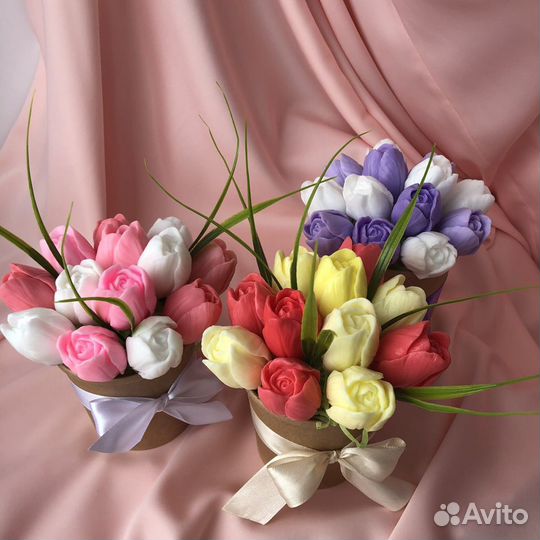 Букет из мыла